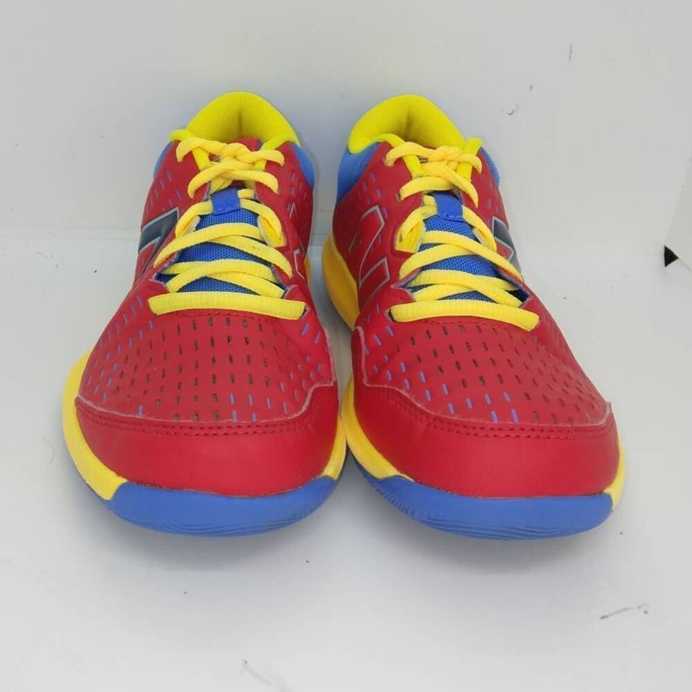 New Balance 696v4 Girl's Blue/Red/Yellow Tennis Sneakers - Size: 4.5 - Picture 2 of 6